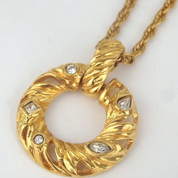 Yves Saint Laurent Jewelry - Authentic YVES SAINT LAURENT circle bijou Necklace plating [Used]